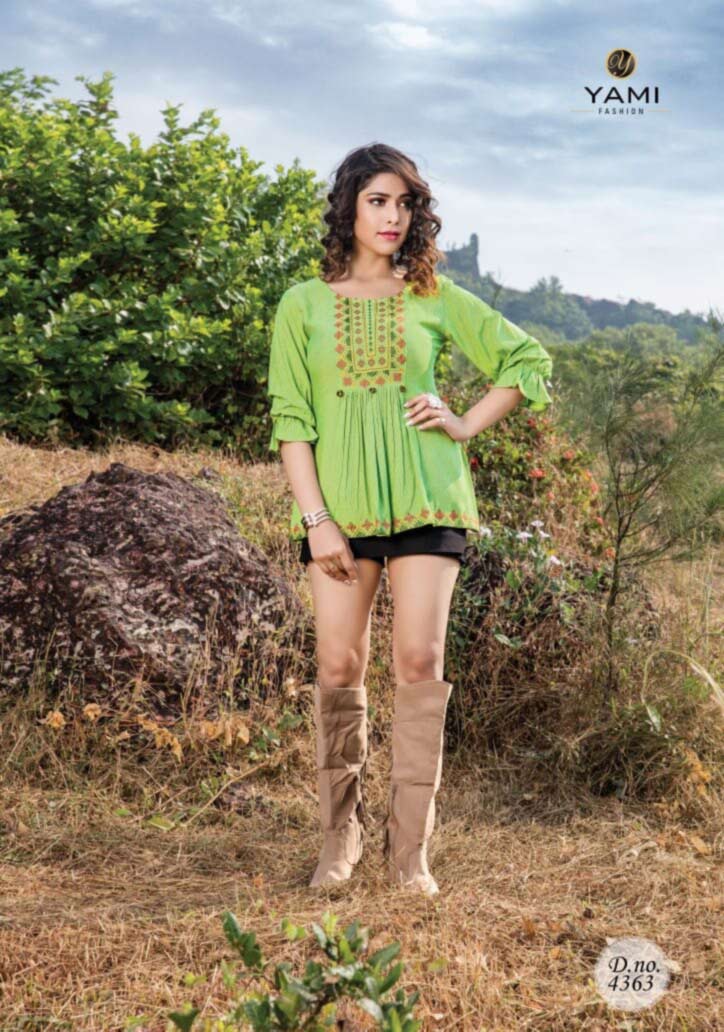 Topsy Vol-10 Embroidery Short Tops Set Topsy Vol-10 Embroidery Short Tops Set